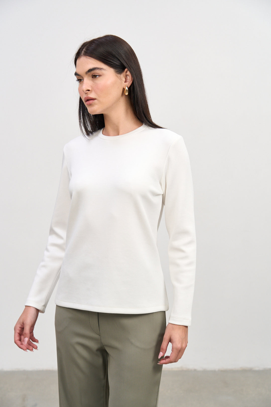 Lissa Basic Top | White