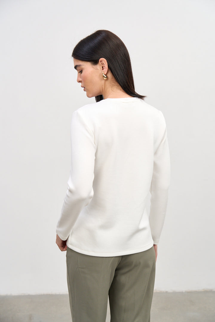 Lissa Basic Top | White