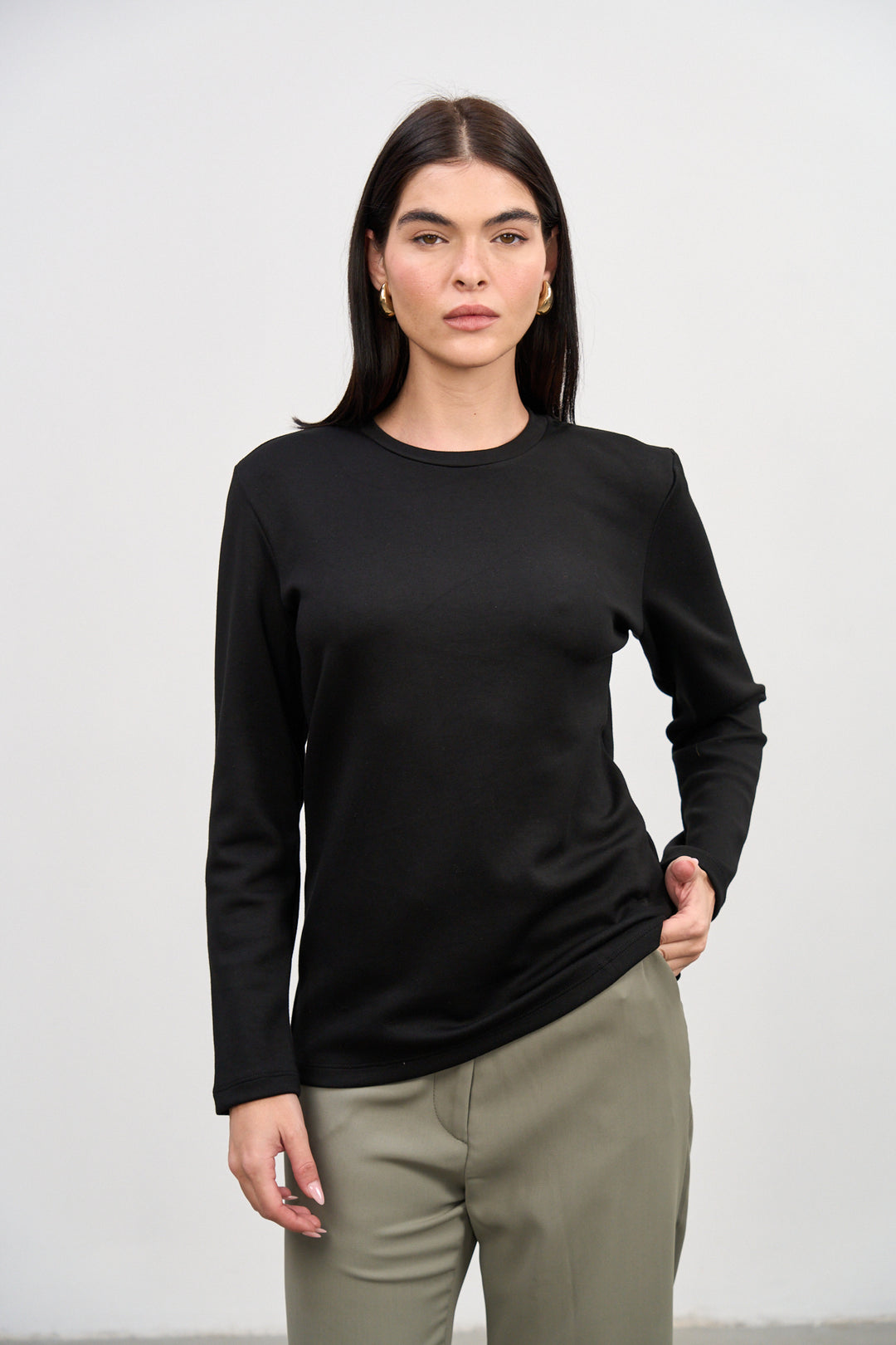 Lissa Basic Top | Black