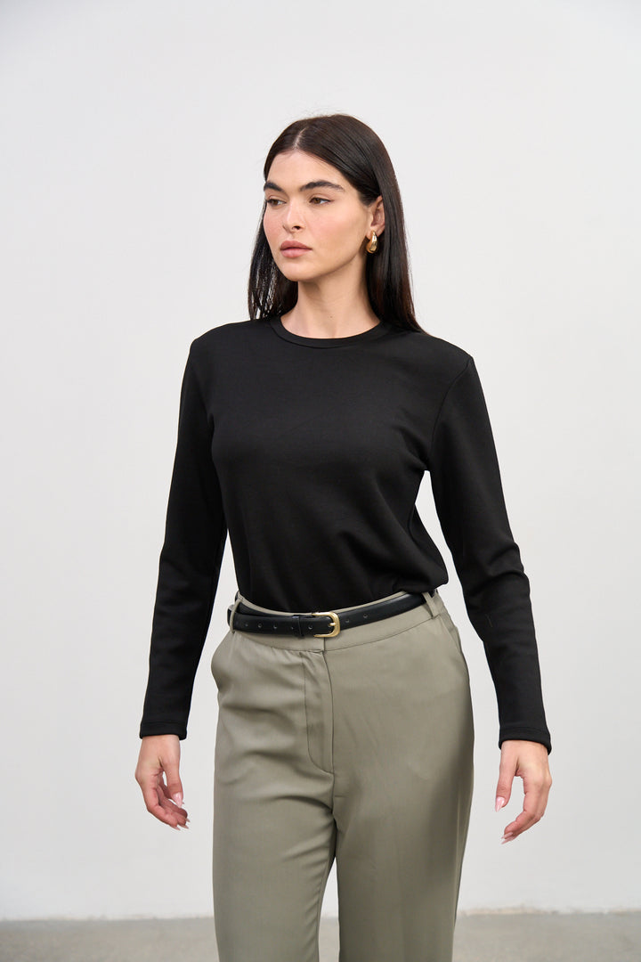 Lissa Basic Top | Black