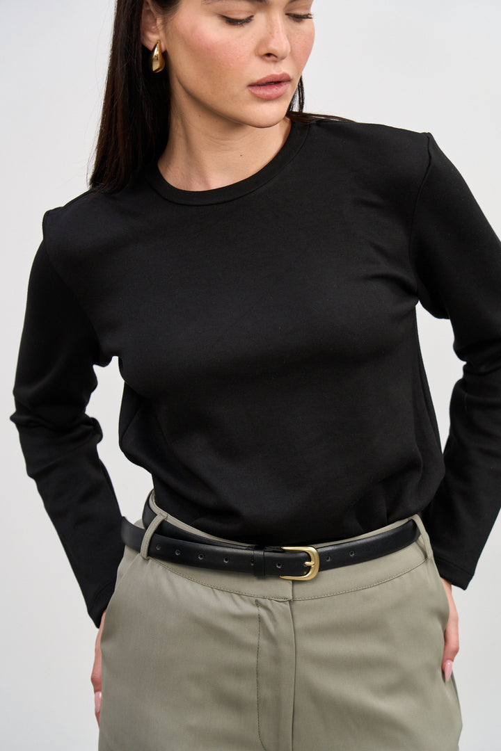 Lissa Basic Top | Black