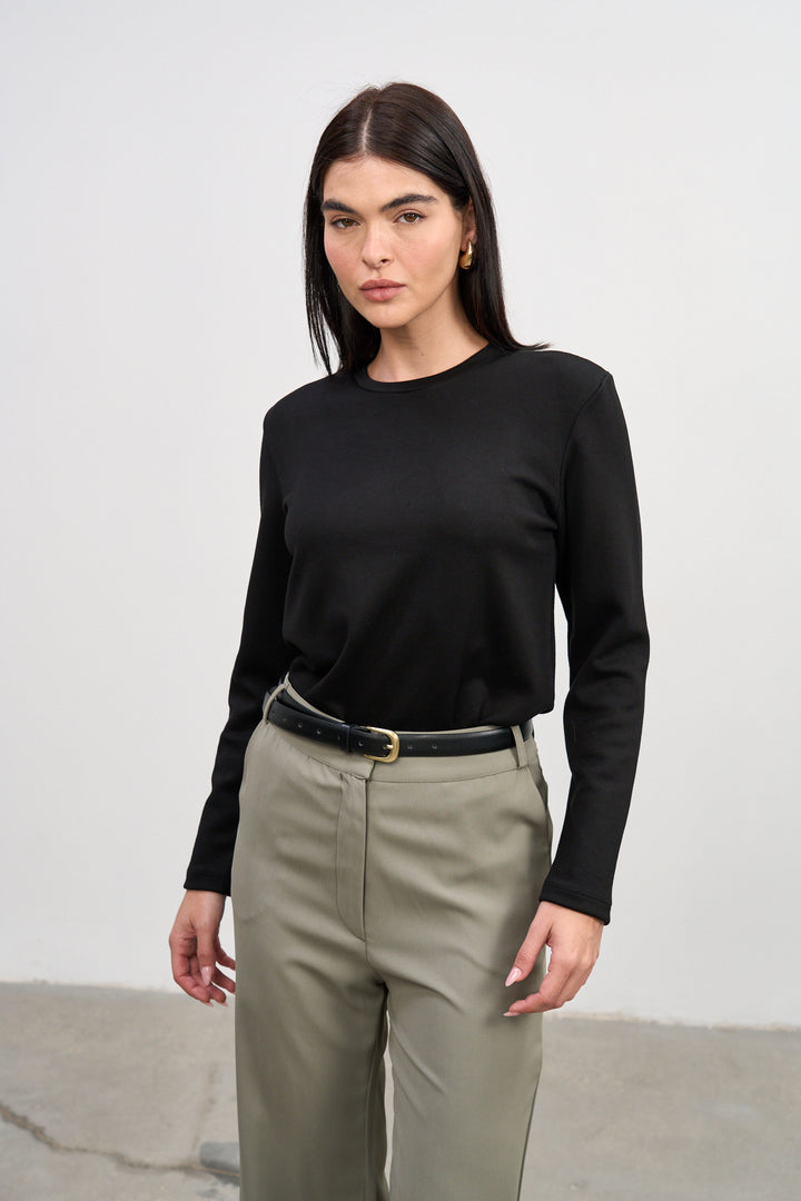 Lissa Basic Top | Black