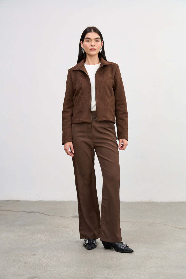 Lydia Jacket  | Chocolate Brown