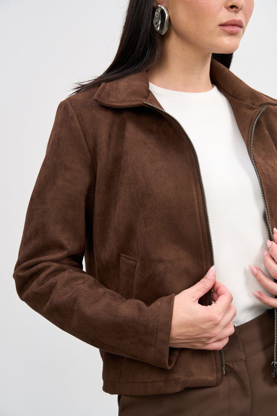 Lydia Jacket  | Chocolate Brown