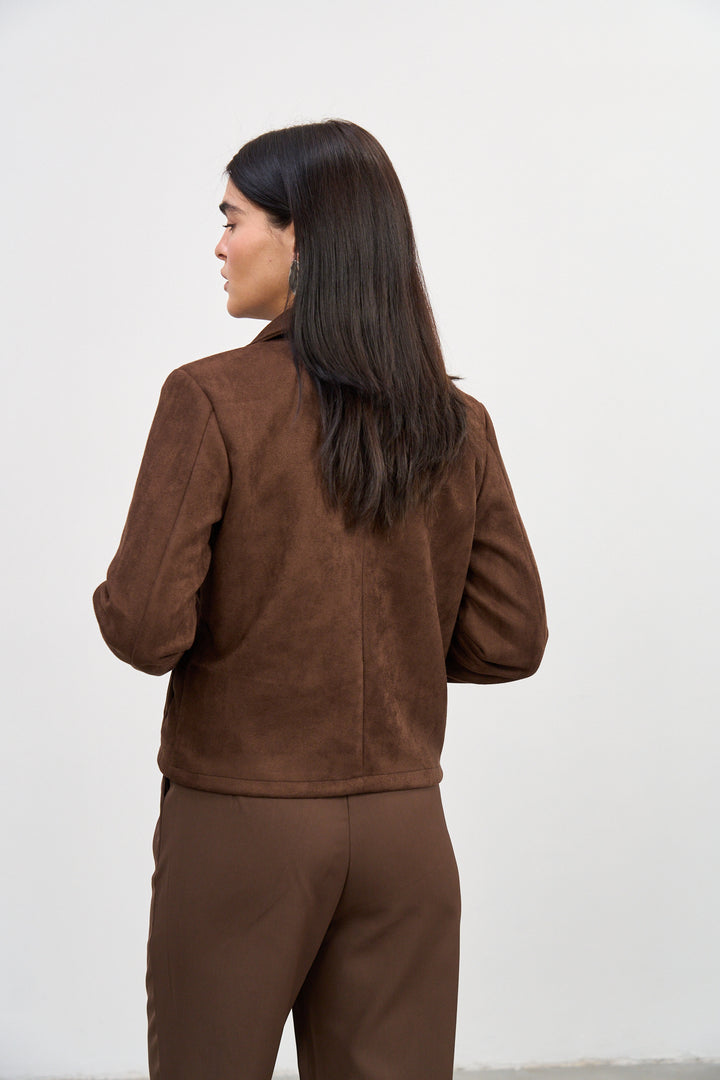 Lydia Jacket  | Chocolate Brown