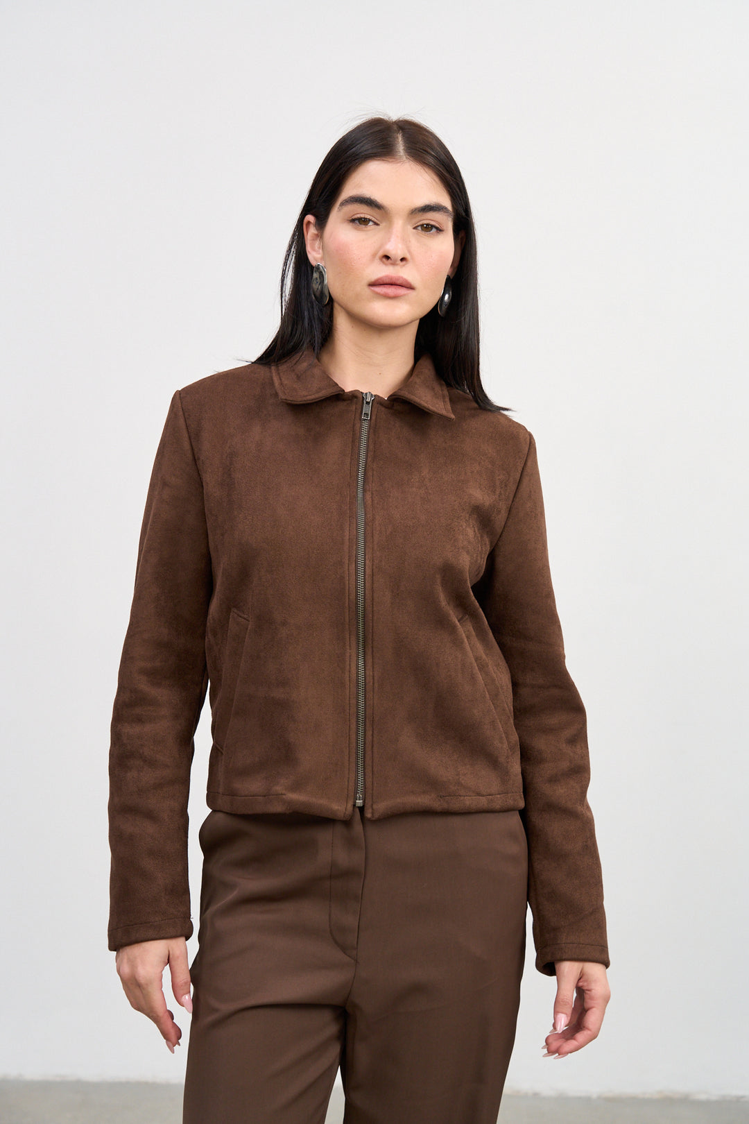 Lydia Jacket  | Chocolate Brown