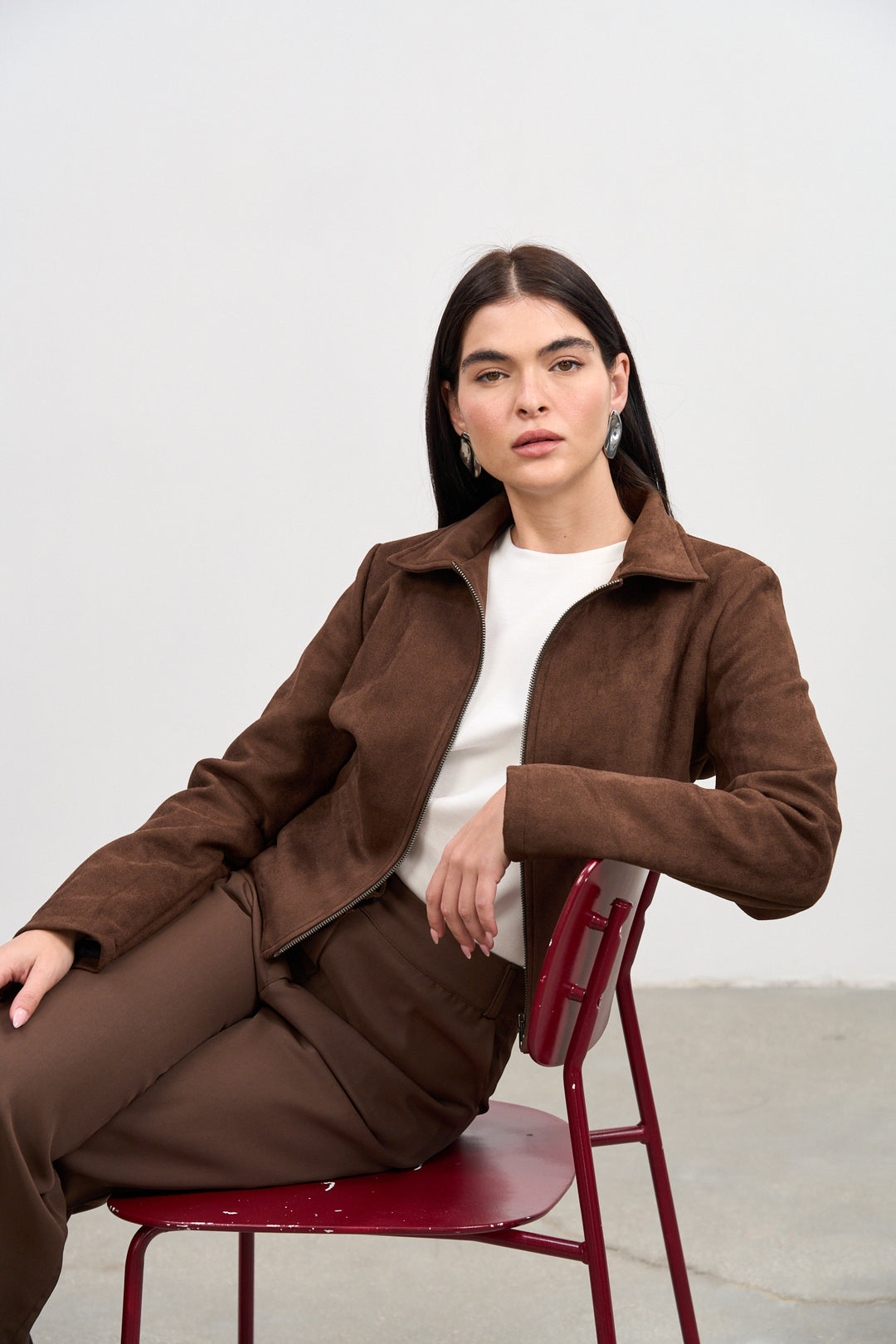 Lydia Jacket  | Chocolate Brown