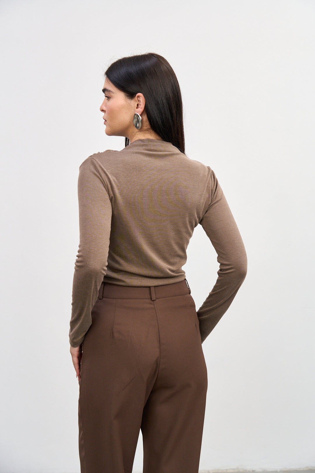 Via winter top | Brown