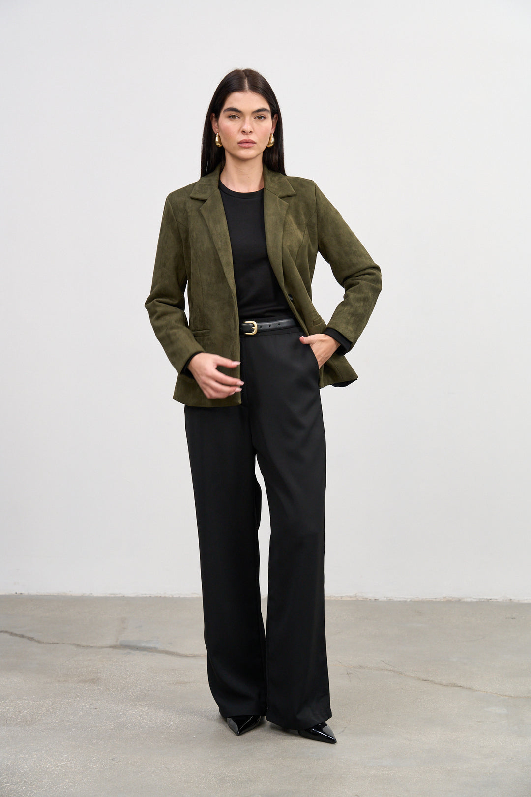 Ella Blazer  | Olive green