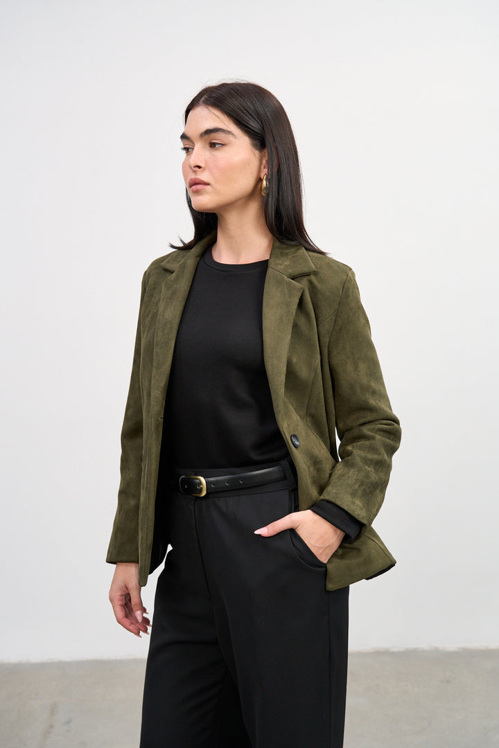 Ella Blazer  | Olive green