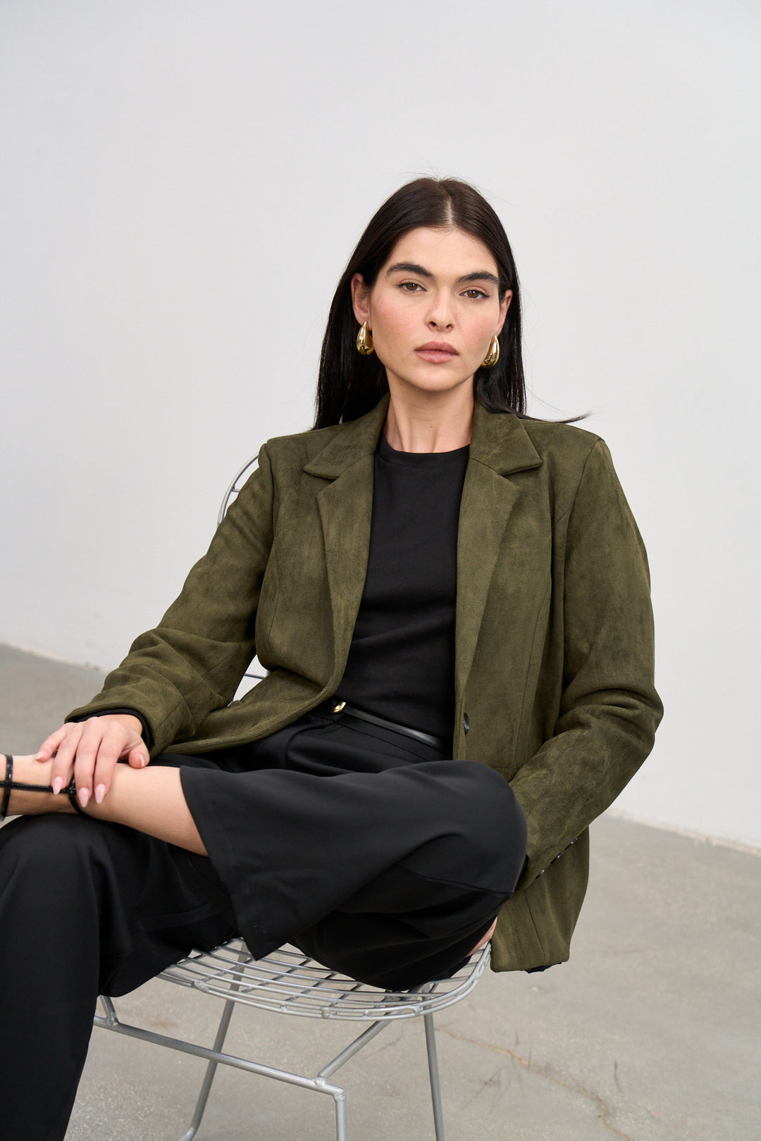 Ella Blazer  | Olive green