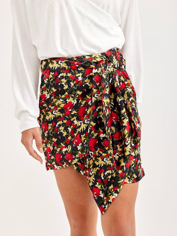 Osana mini skirt | Black print