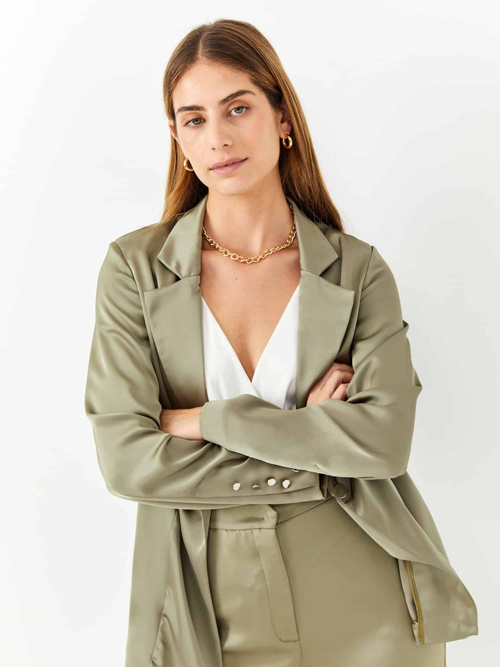 Kaya suit blazer | Soft green